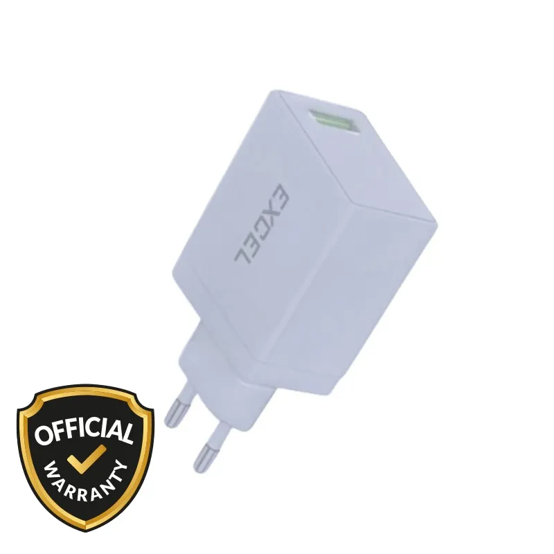 Excel 30W Fast Charging Adapter with Type-B Cable (E-120)