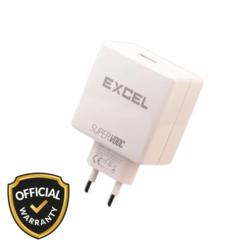 Excel 33W Super VOOC Fast Charging Adapter with Type-C Cable (E-133) Official