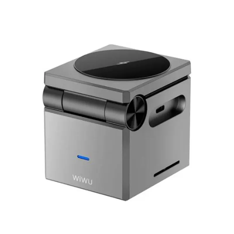 WiWU Wi-W030 Small Square 3 in 1 Wireless Charger Official