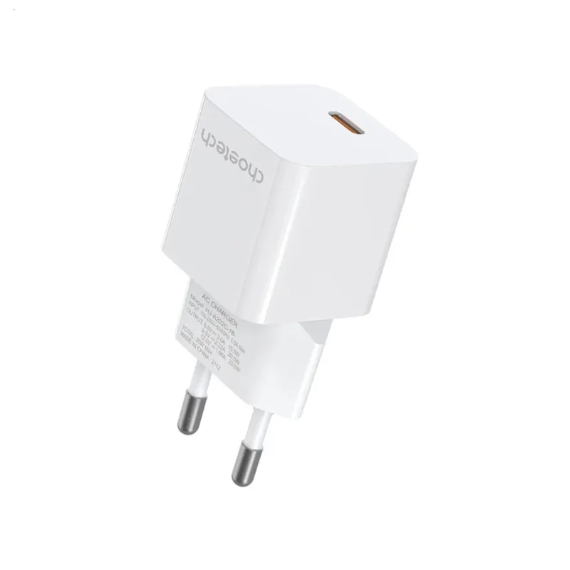 Choetech 20W Type-C PD Fast Charging Adapter (PD5010-V2-EU-WH) Official