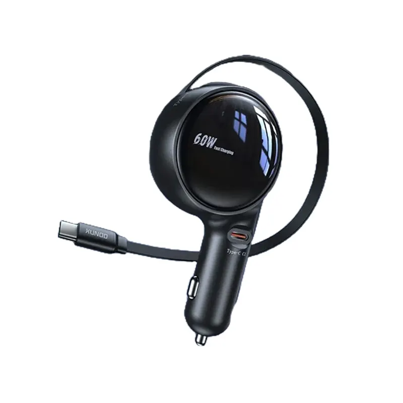 XUNDD PD Fast Car Charger with Retractable Cable (XDCH-094) Official