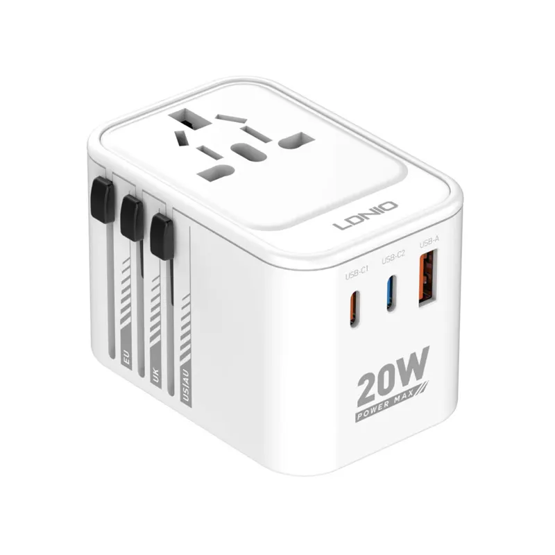 LDNIO Z9 PD 20W 3 USB Ports GaN Adapter Official