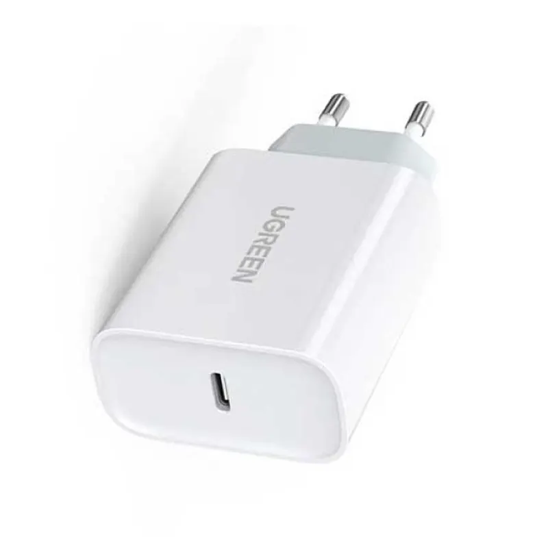 UGREEN QC3.0 USB EU Plug Fast Charger-White (10133) Official
