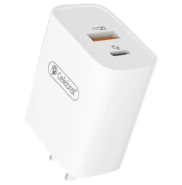 Yison Celebrat PD 30W US Plug Charger Adapter (C-S1) - White Official