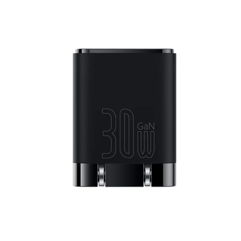 Baseus 30W GaN3 Type-C Fast Charging Adapter (US Plug) (CCGN010201)-Black Official