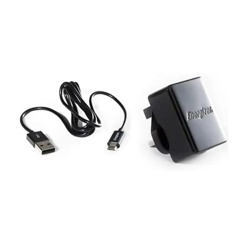 Energizer Dual USB Wall Charger with Micro USB Cable (ACA2CUKUMC3) - Black Official
