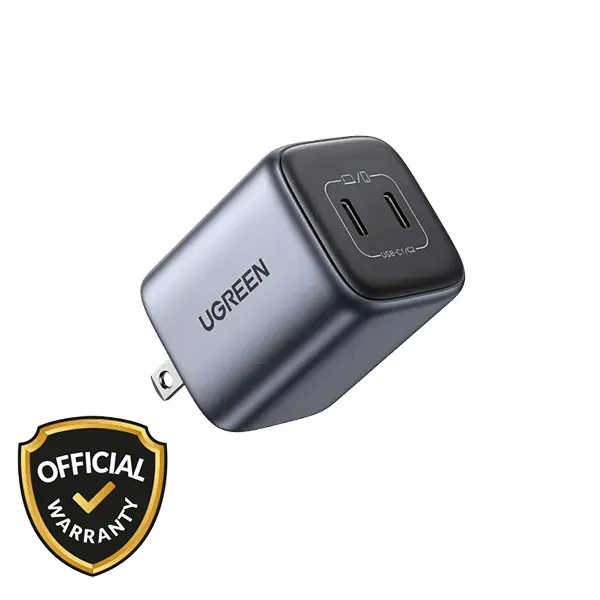 UGREEN (CD294) Nexode Dual Type-C 45W GaN Charging Adapter (US)