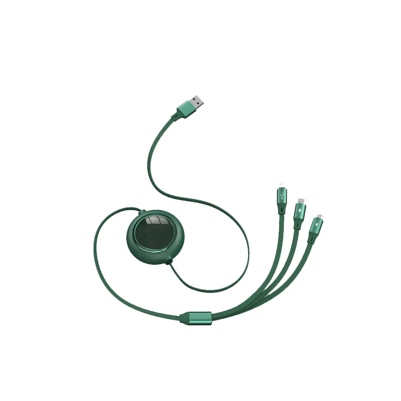 Baseus Bright Mirror One-for-three Retractable Data Cable (CAMLC-AMJ06)