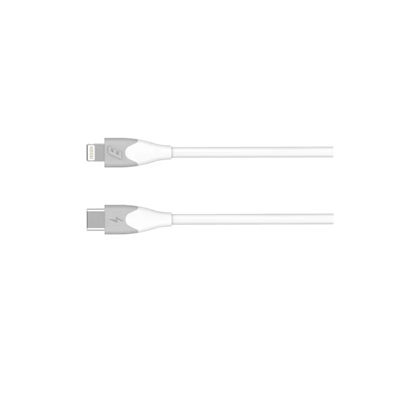 Energizer 2m Bicolor Type-C to Lightning Data Cable (C61CLNKWH4) - White
