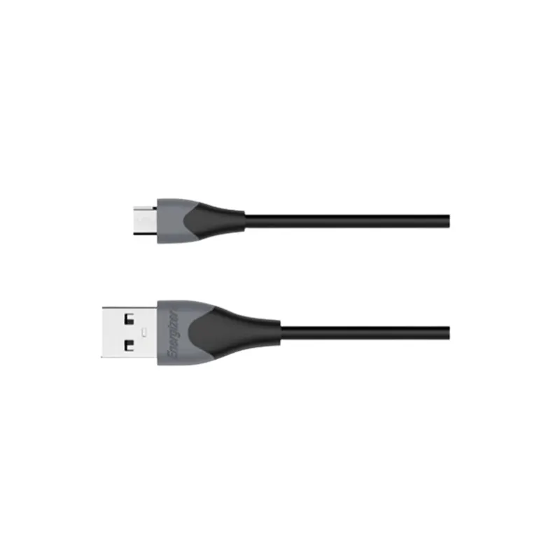Energizer 1.2m Bicolor Micro USB Data Cable (C610MGBK) - Black