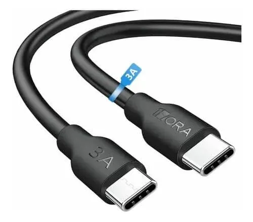 1HORA V8 Series 3A Type-C to C 1M Cable (CAB252-300)-Black