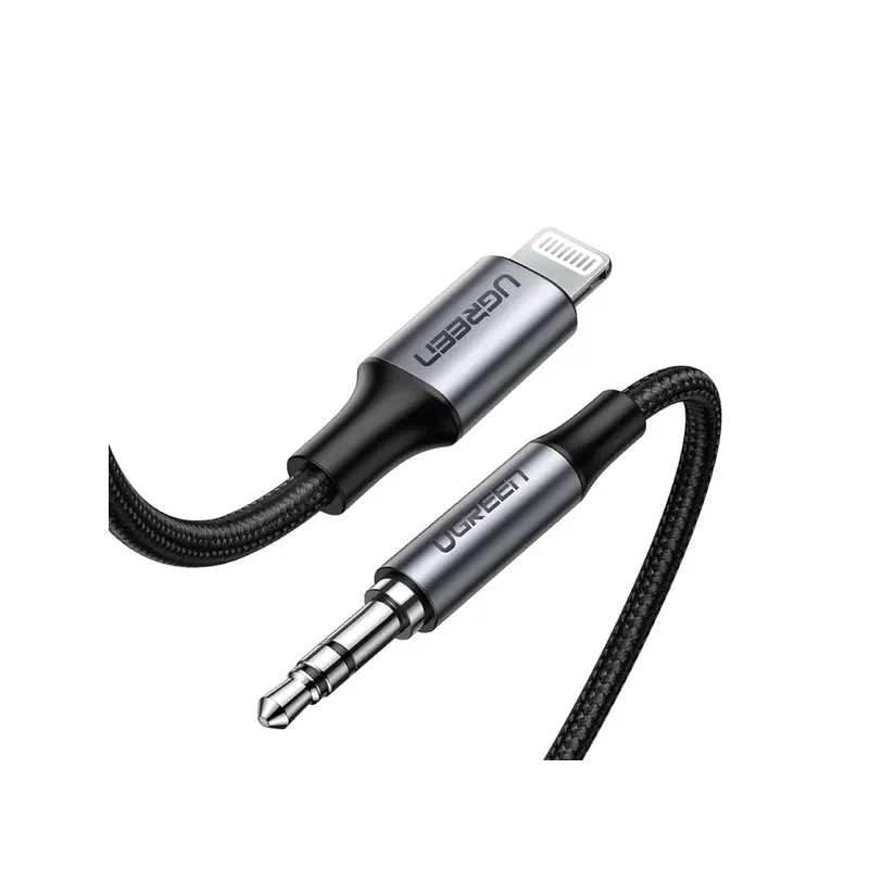UGREEN US315 1M Lightning to 3.5mm Male Aux Cable (70509)