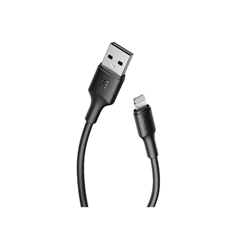 VOLTME EDC 1.2m USB-A to Lightning Fast Charging Data Cable - Black