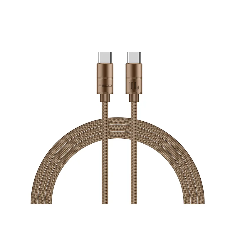 Recci PD100W Type-C To Type-C Fast Charging Data Cable (RS08CC)