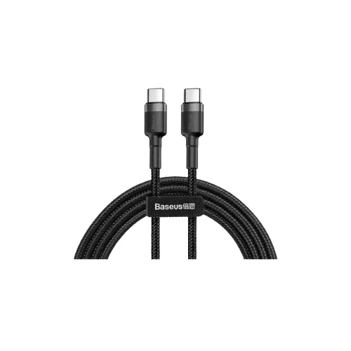 Baseus Cafule Series Type-C to Type-C 60W 1M Flash Charging Data Cable-Black