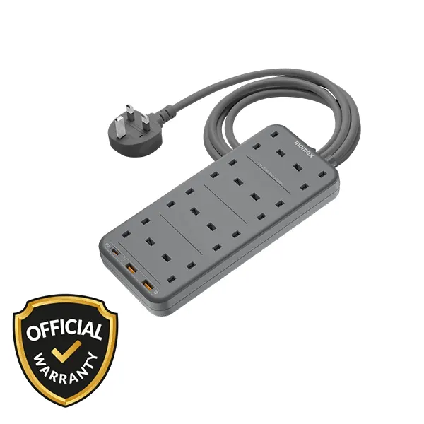 Momax Oneplug 8-Outlet Power Strip with USB