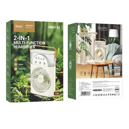 Hoco MMJ03 2-in-1 Multi-Function Humidifier-White