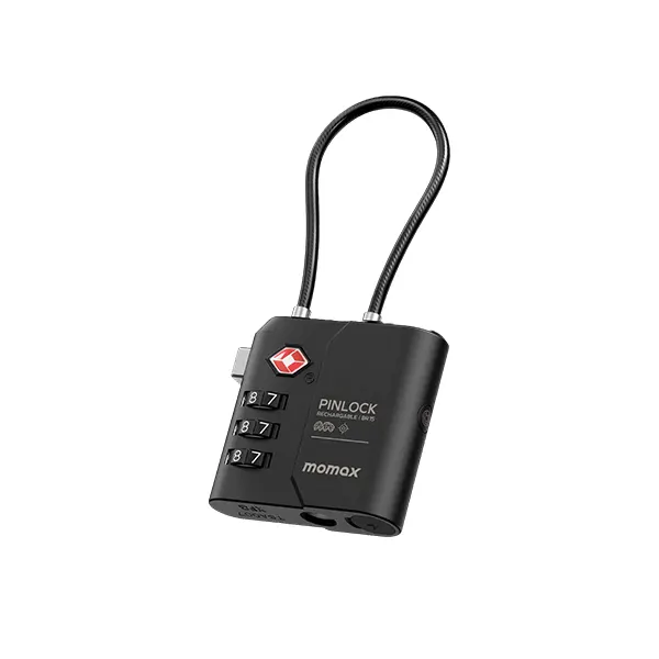 Momax PinLock Find My Locator with TSA Padlock
