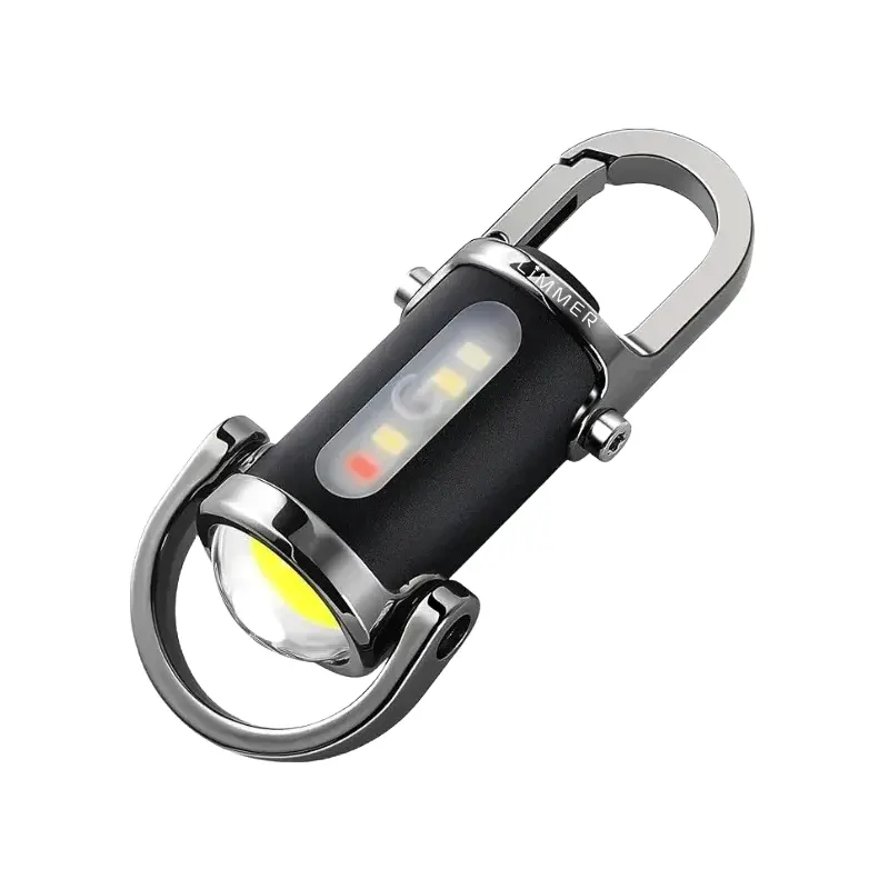 Glimmer 7-Mode Rechargeable Keychain Flashlight