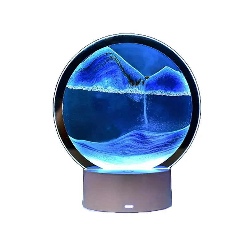 Glimmer 3D Sand Art Color Changing LED Lamp