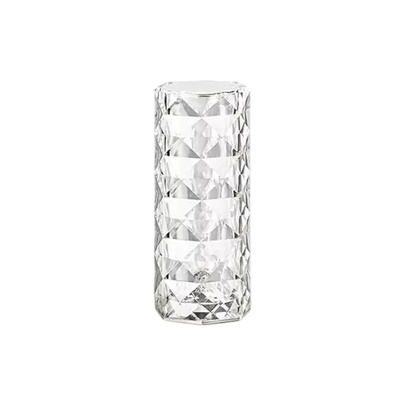 Glimmer RGB Rose Crystal Rechargeable 3 Color LED Table Lamp