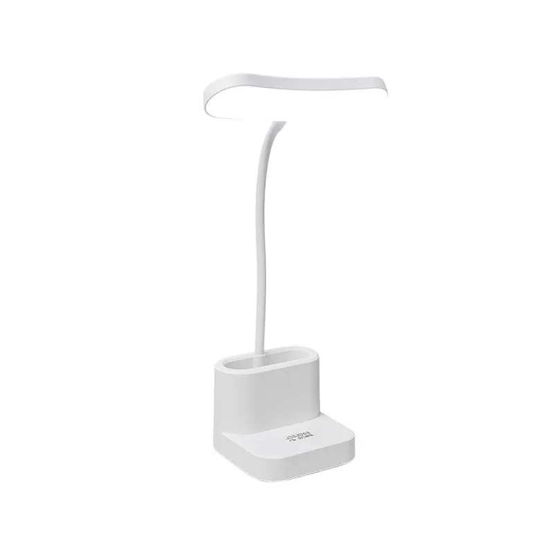 Glimmer 1200mAh Rechargeable LED Desk Lamp with Pen Holder & Phone Stand