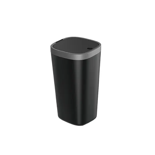 WiWU CH020 Ergonomic Spring Cover Design Trash Can - Black