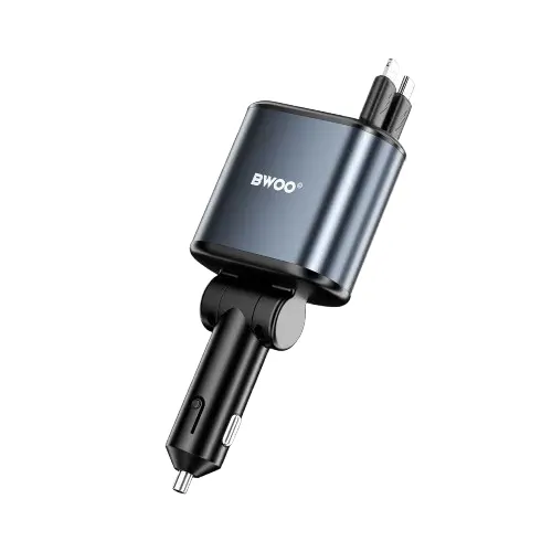 BWOO BO-CC109 120W 4 in 1 Car Charger