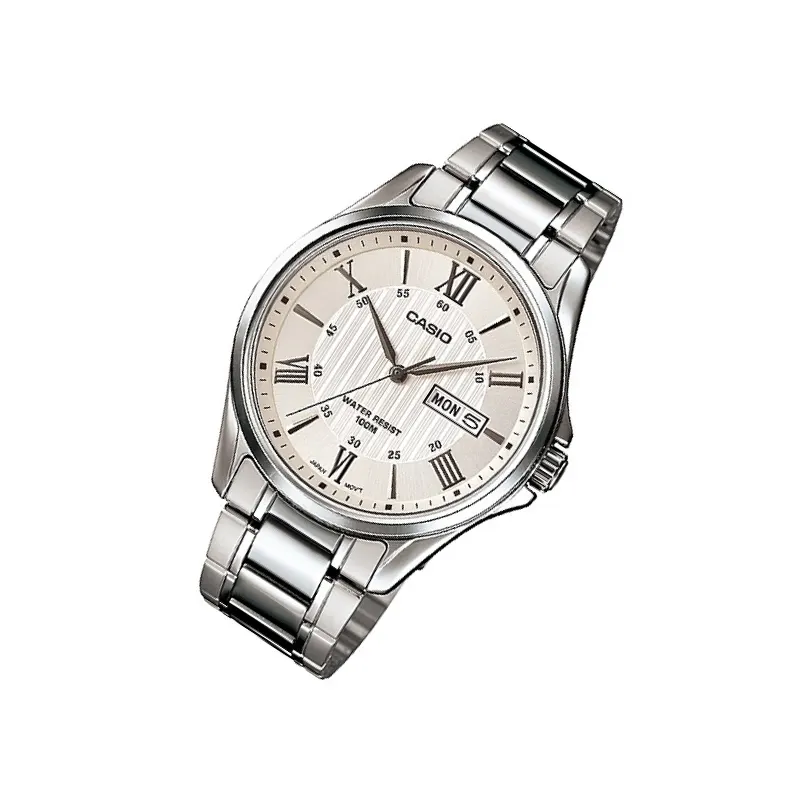 Casio Enticer MTP-1384D-7AV Analog Stainless Steel Men's Watch