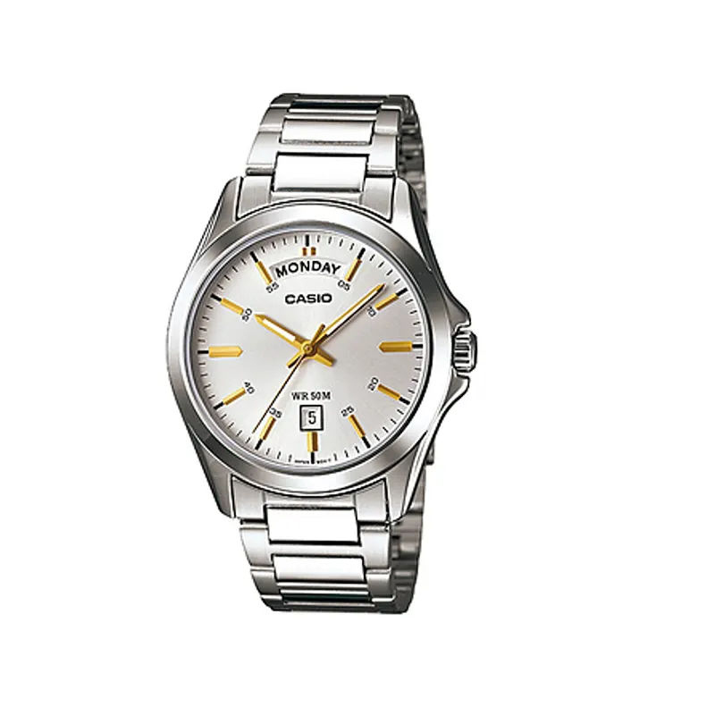 Casio Enticer MTP-1370D-7A2VDF Analog Stainless Steel Men's Watch