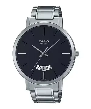 Casio Enticer MTP-B100D-1EV Analog Stainless Steel Men's Watch