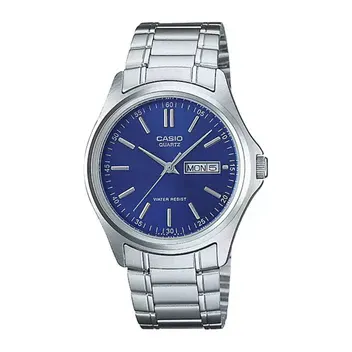 Casio Standard MTP-1239D-2ADF Day Date Stainless Steel Men's Watch