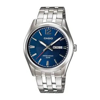 Casio Enticer MTP-1335D-2AV Date Stainless Steel Men's Watch
