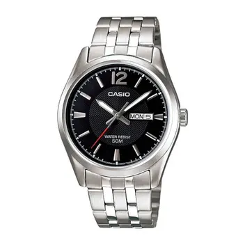 Casio Enticer MTP-1335D-1AVDF Date Stainless Steel Men's Watch