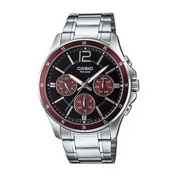 Casio Enticer MTP-1374D-5AVDF Analog Stainless Steel Men's Watch