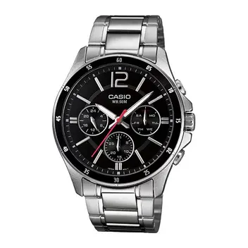 Casio Enticer MTP-1374D-1AVDF Analog Stainless Steel Men's Watch