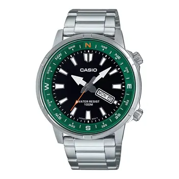 Casio Standard MTD-130D-1A3VDF Day Date Stainless Steel Men’s Watch