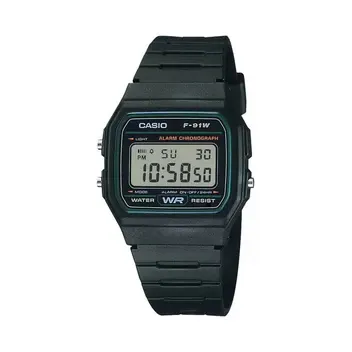 Casio Vintage F-91W-3DG Digital Resin Band Unisex Watch