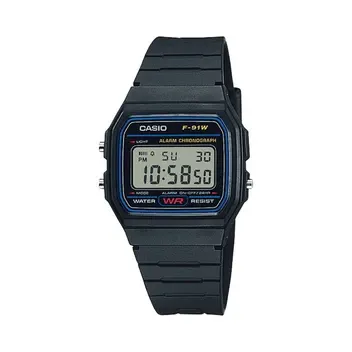 Casio Vintage F-91W-1DG Digital Resin Band Unisex Watch