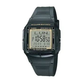 Casio Vintage DB-36-9AVDF Illuminator Data Bank Resin Belt Men’s Watch