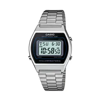 Casio Vintage B640WD-1AVDF Digital Silver Stainless Steel Unisex Watch