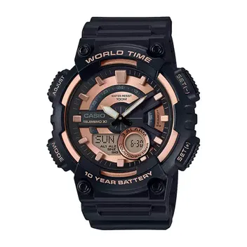 Casio Youth Dual Time AEQ-110W-1AVDF Resin Belt Men’s Watch