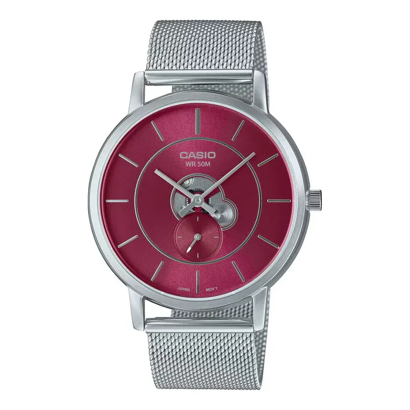Casio MTP-B130M-4AVDF Leather Band Analog Men's Watch