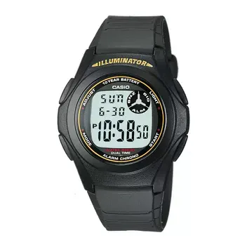 Casio Youth F-200W-9ADF Dual Time Resin Band Unisex Watch