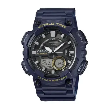 Casio Youth Dual Time AEQ-110W-2AVDF Resin Belt Men’s Watch