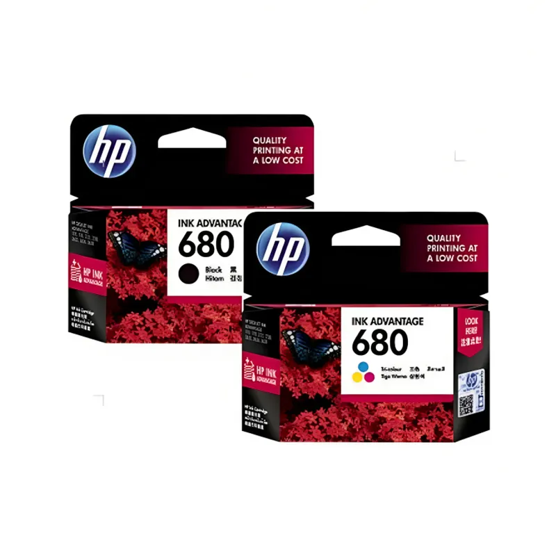 HP 680 Black & Tri-Color Ink Advantage Cartridge (Set)