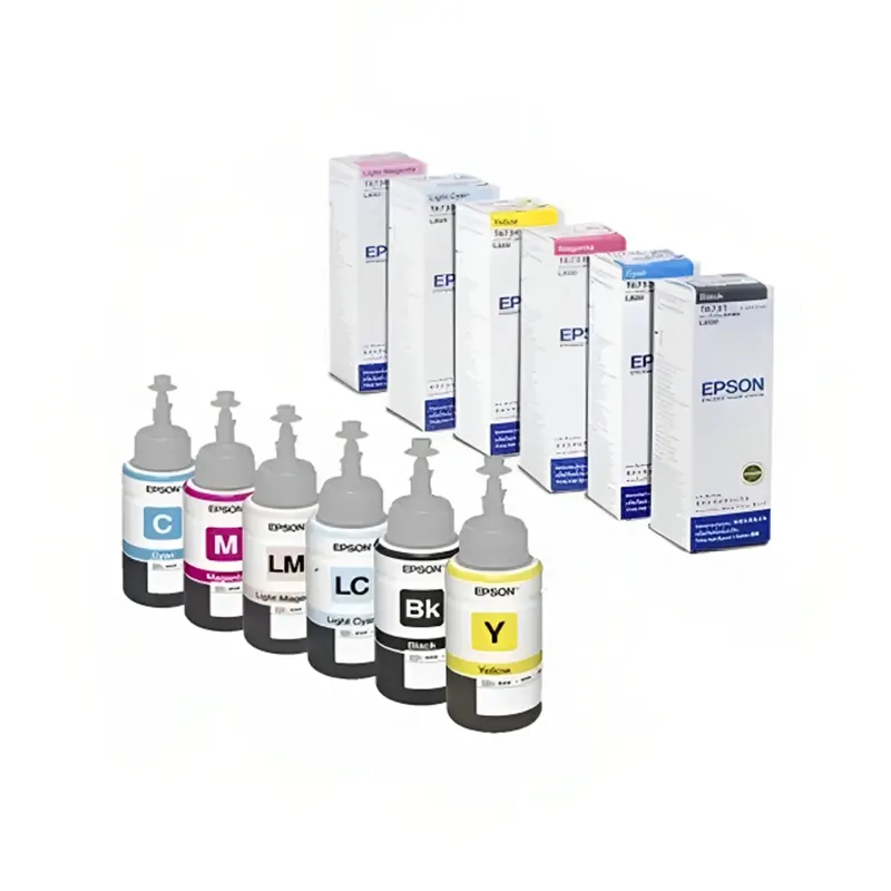Epson T-673 Six Colors Ink Bottle Set