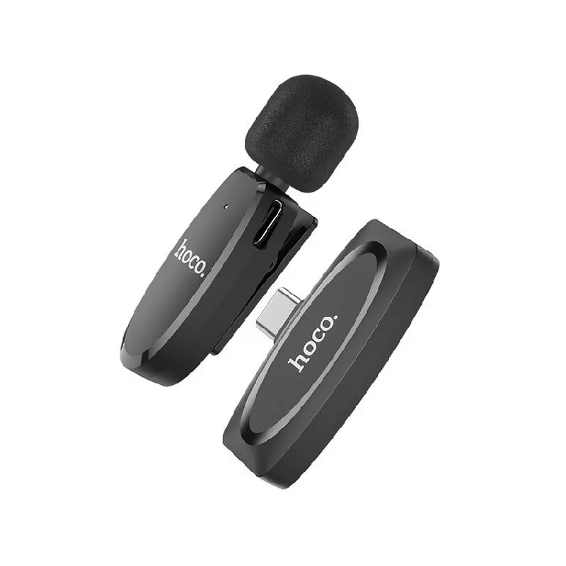 Hoco L15 Type-C Wireless Digital Microphone - Black