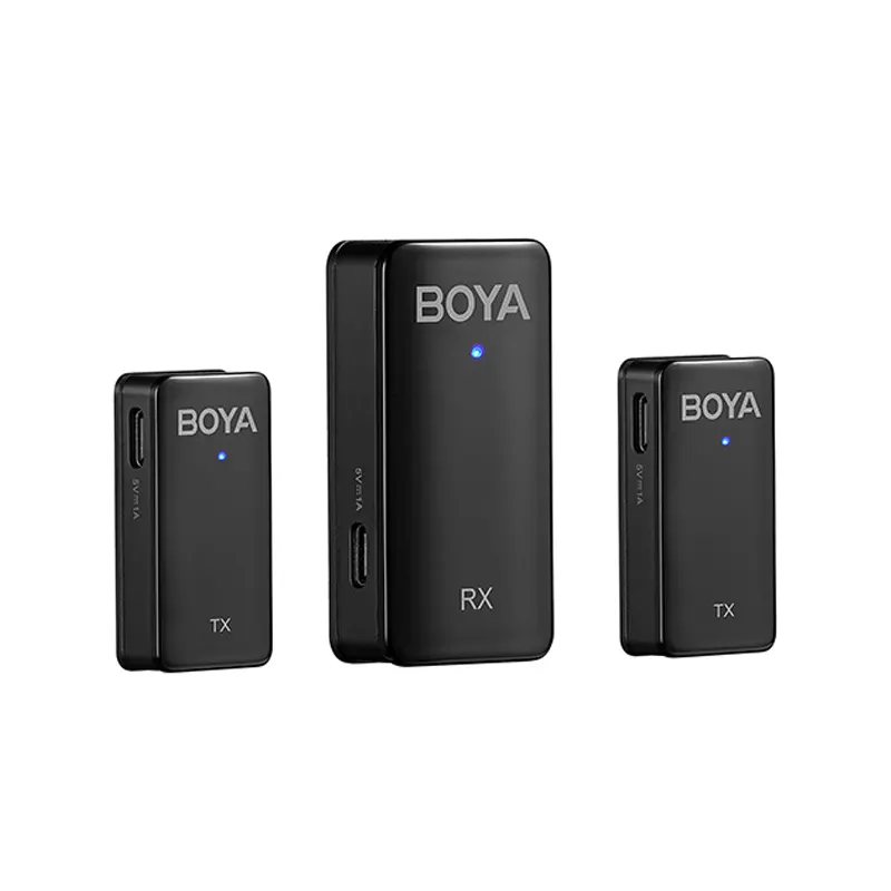 BOYA BY-WMic5-M2 Ultracompact 2.4GHz Dual-Channel Wireless Microphone System