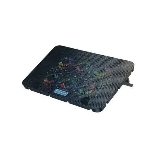 Mikuso Enjoy-6 Six RGB Fan Laptop Cooler Pad (NCP-076)